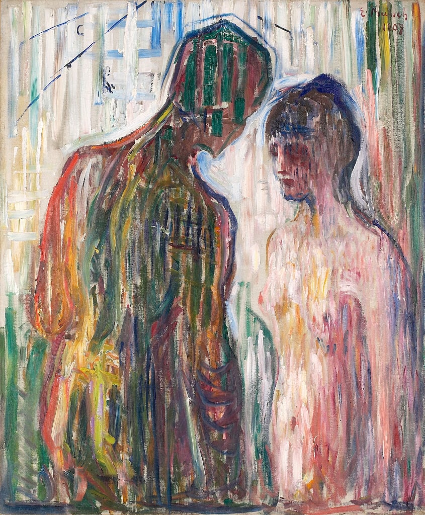 Edvard Munch, Amore e Psiche, 1907 